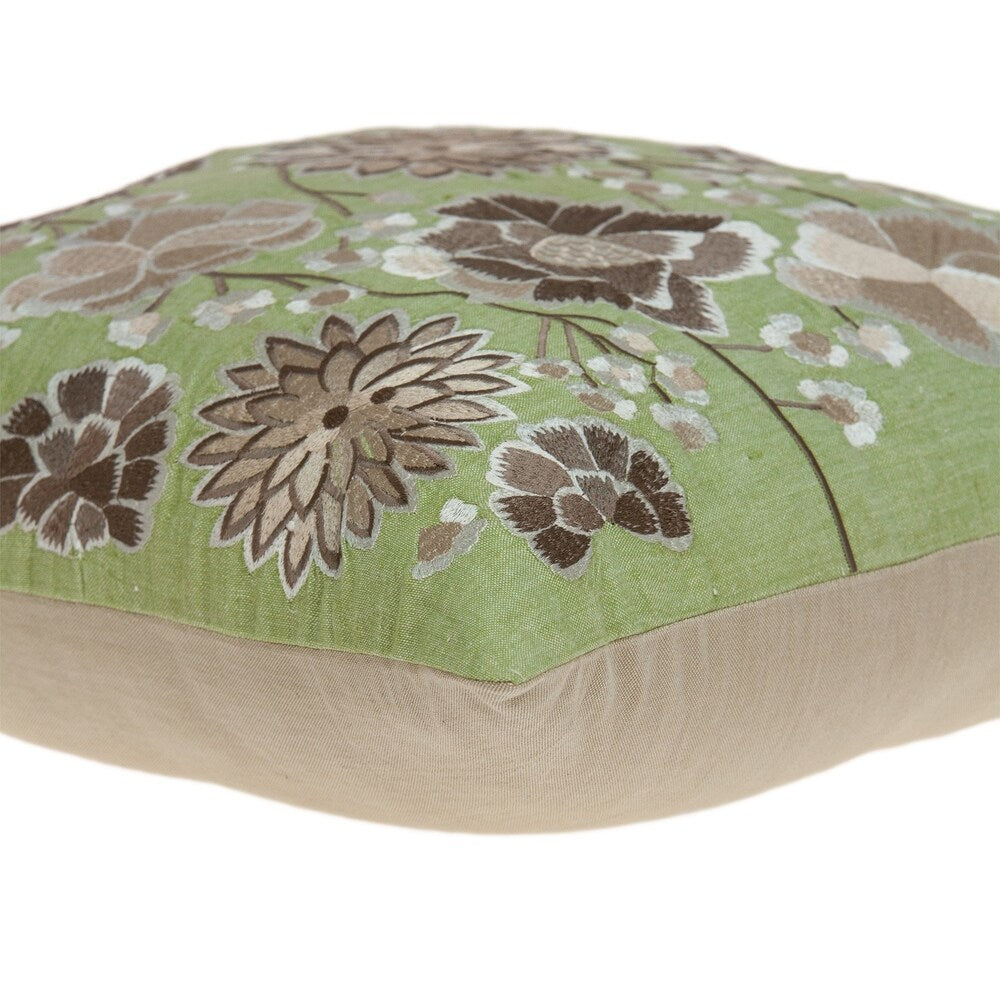 Parkland Collection Adelia Tropical Green Pillow Cover