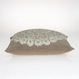 Parkland Collection Arlene Traditional Tan Pillow Cover
