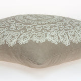 Parkland Collection Arlene Traditional Tan Pillow Cover