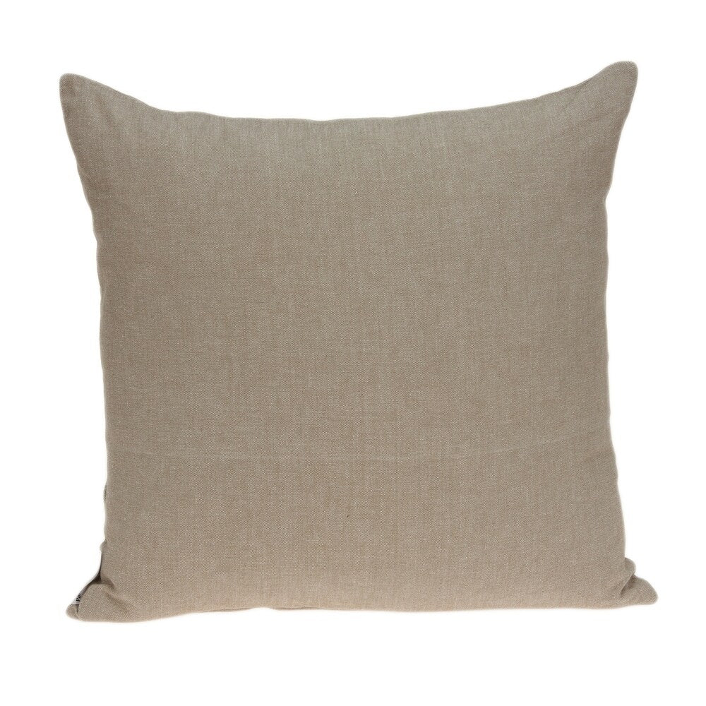 Parkland Collection Arlene Traditional Tan Pillow Cover
