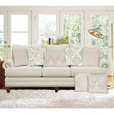 Parkland Collection Arlene Traditional Tan Pillow Cover