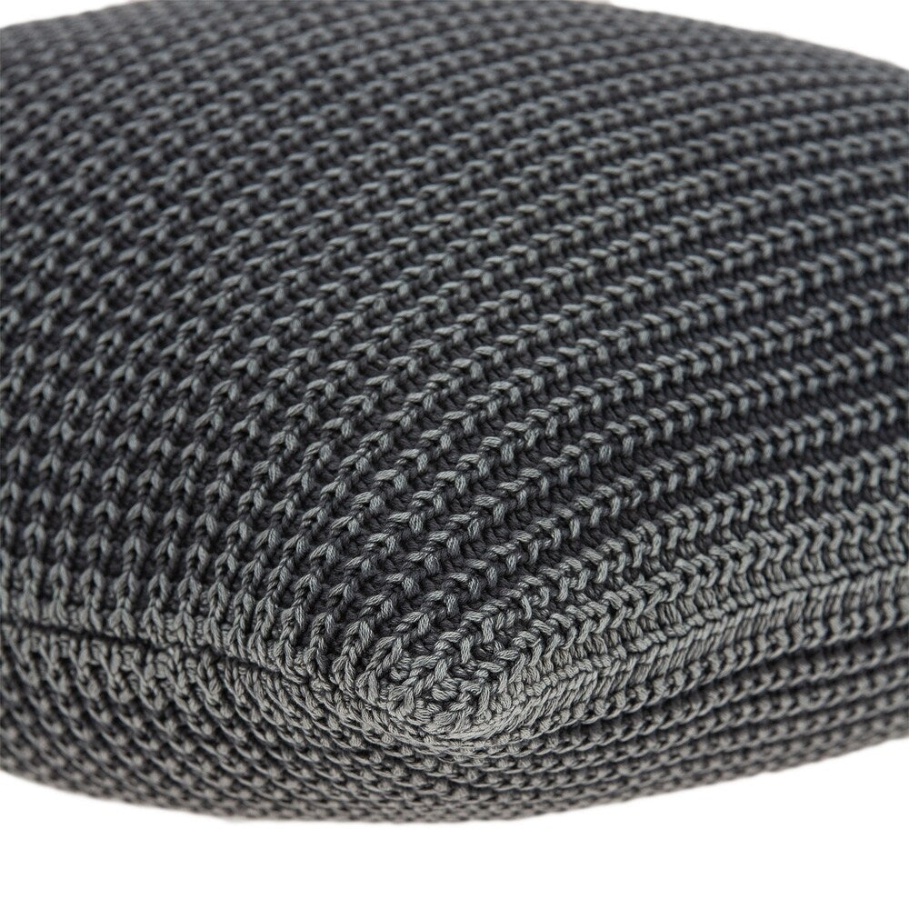 Parkland Collection Cabo Transitional Charcoal Pillow Cover