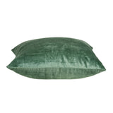 Parkland Collection Charlotte Transitional Green Solid Pillow Cover