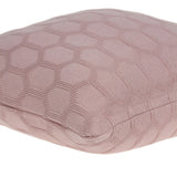 Parkland Collection Diani Transitional Pink Pillow Cover With Down Insert