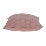 Parkland Collection Diani Transitional Pink Pillow Cover With Down Insert