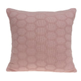 Parkland Collection Diani Transitional Pink Pillow Cover With Down Insert