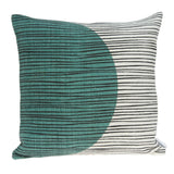 Parkland Collection Linea Transitional Multicolor Pillow Cover With Down Insert