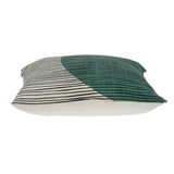 Parkland Collection Linea Transitional Multicolor Pillow Cover With Down Insert