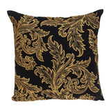 Parkland Collection Mertha Accent Black Pillow Cover With Down Insert