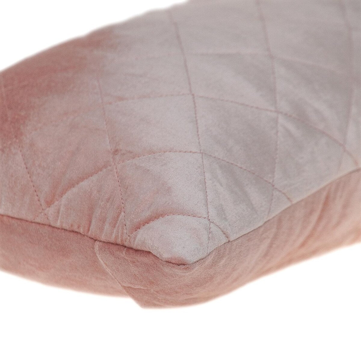 Parkland Collection Milo Transitional Quilted Pink Throw Pillow