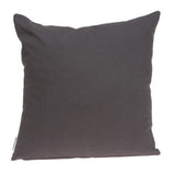 Parkland Collection Mudra Transitional Grey Pillow Cover With Down Insert