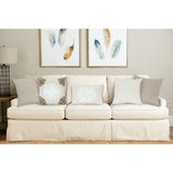 Parkland Collection Pilar Traditional Beige Pillow Cover