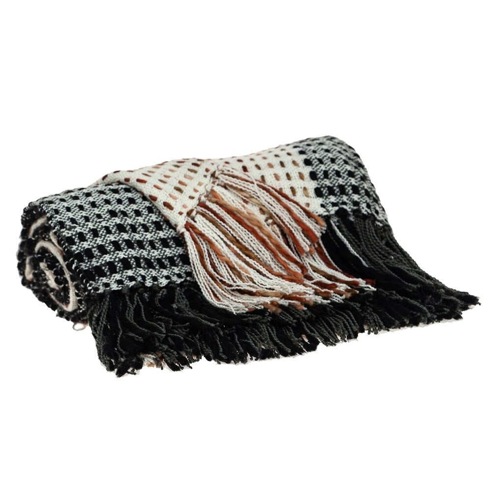 Parkland Collection Stein Multi 52" x 67" Woven Handloom Throw