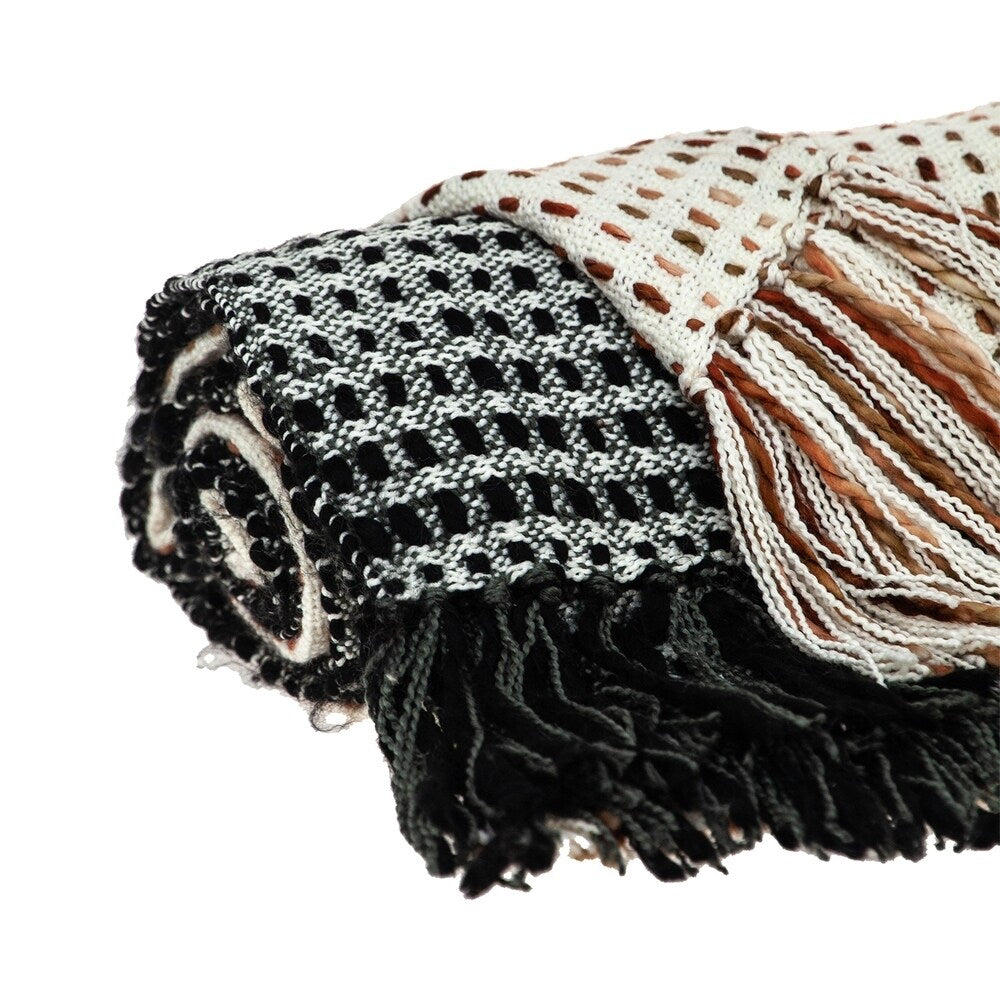 Parkland Collection Stein Multi 52" x 67" Woven Handloom Throw