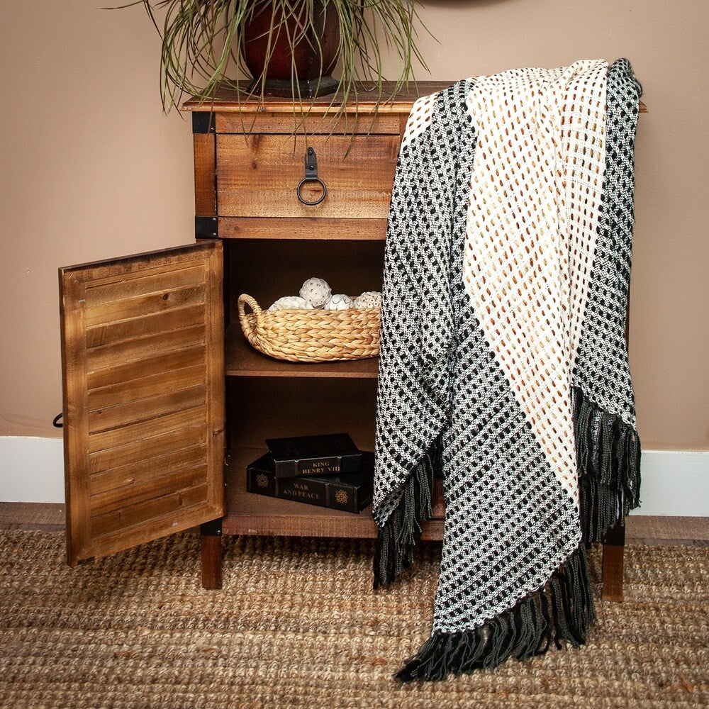 Parkland Collection Stein Multi 52" x 67" Woven Handloom Throw