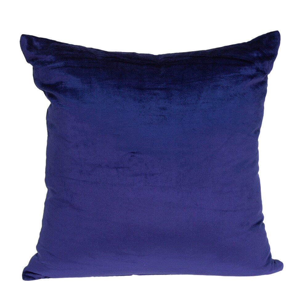 Parkland Collection Topaz Transitional Royal Blue Solid Pillow Cover