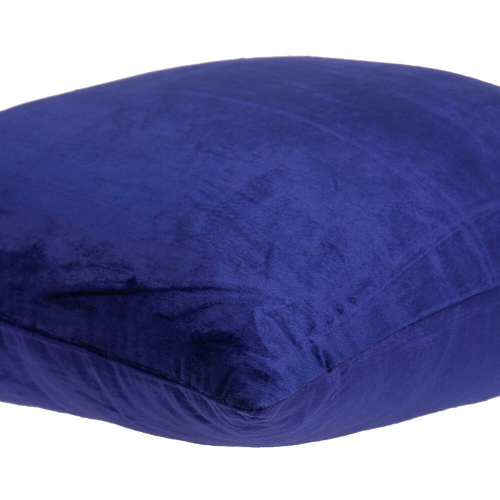 Parkland Collection Topaz Transitional Royal Blue Solid Pillow Cover