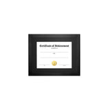 Parkwood- Legal Document Size, Black Mat 8.5" x 11" Black