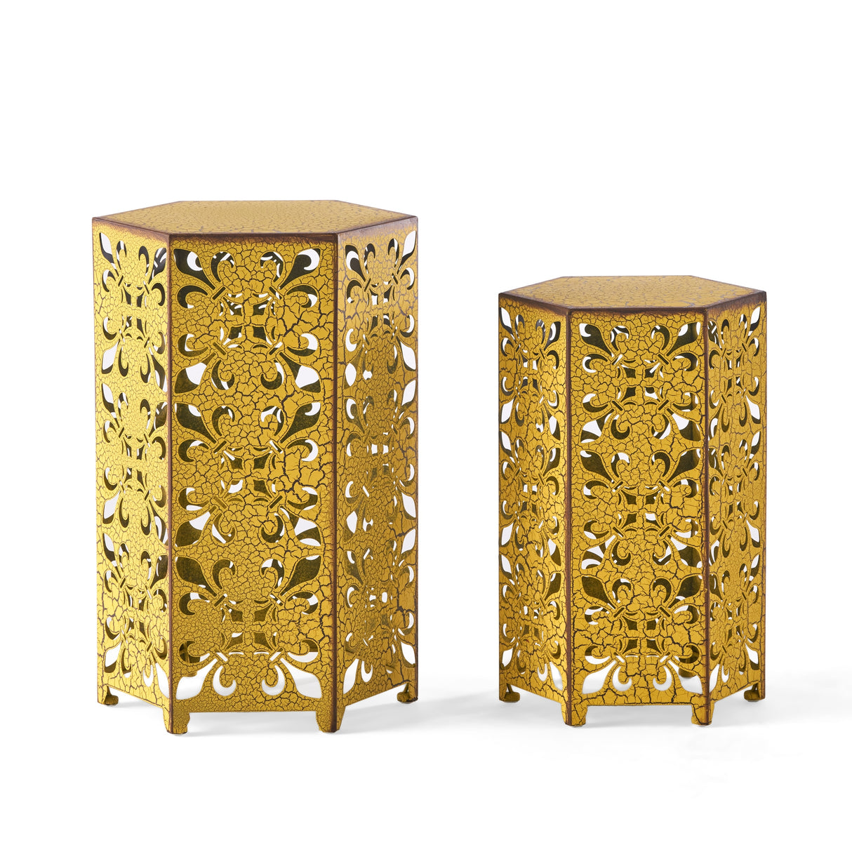 Parrish Iron Accent Tables (Set of 2) by Christopher Knight Home