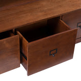 Parton Wood Entryway Hall Tree and Bench