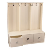 Parton Wood Entryway Hall Tree and Bench