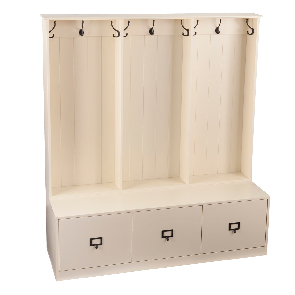 Parton Wood Entryway Hall Tree and Bench