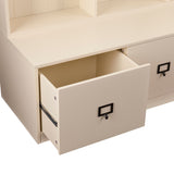Parton Wood Entryway Hall Tree and Bench