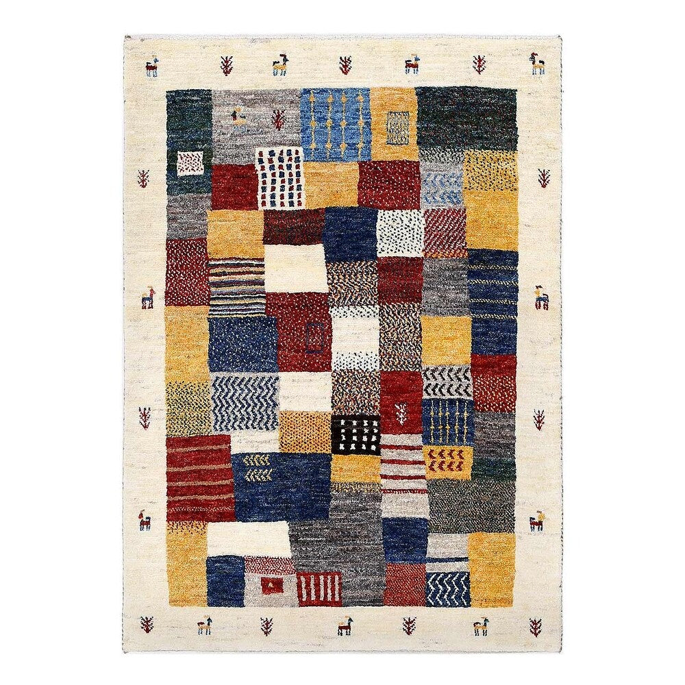 Pasargad Fine Hand knotted Persian Gabbeh - 2'09'' x 4'