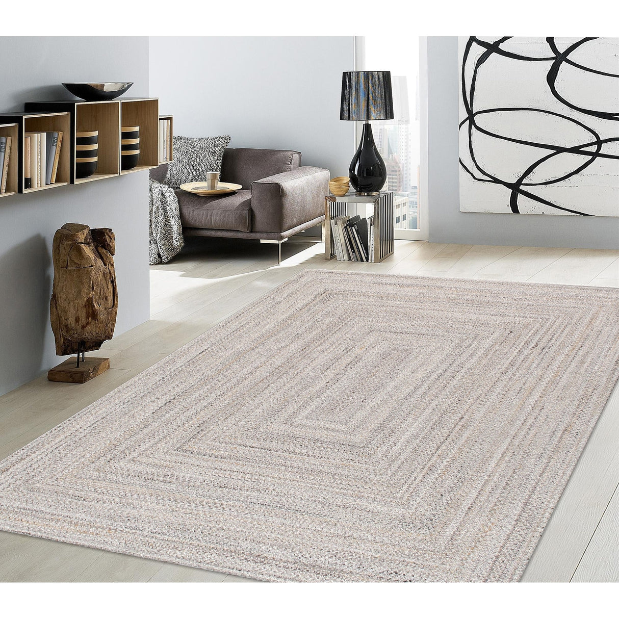 Pasargad Home Lagos Braided Indoor/Outdoor Area Rug