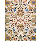 Pasargad Home Mahal Hand Knotted Wool Area Rug, Ivory - 9' 3" X 11'10"