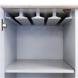 Pasargad Home Oliver Bar Cabinet with 2 Shelf, Drawer & Mirror - 35.5"W x 16.5"D x 67.25"H