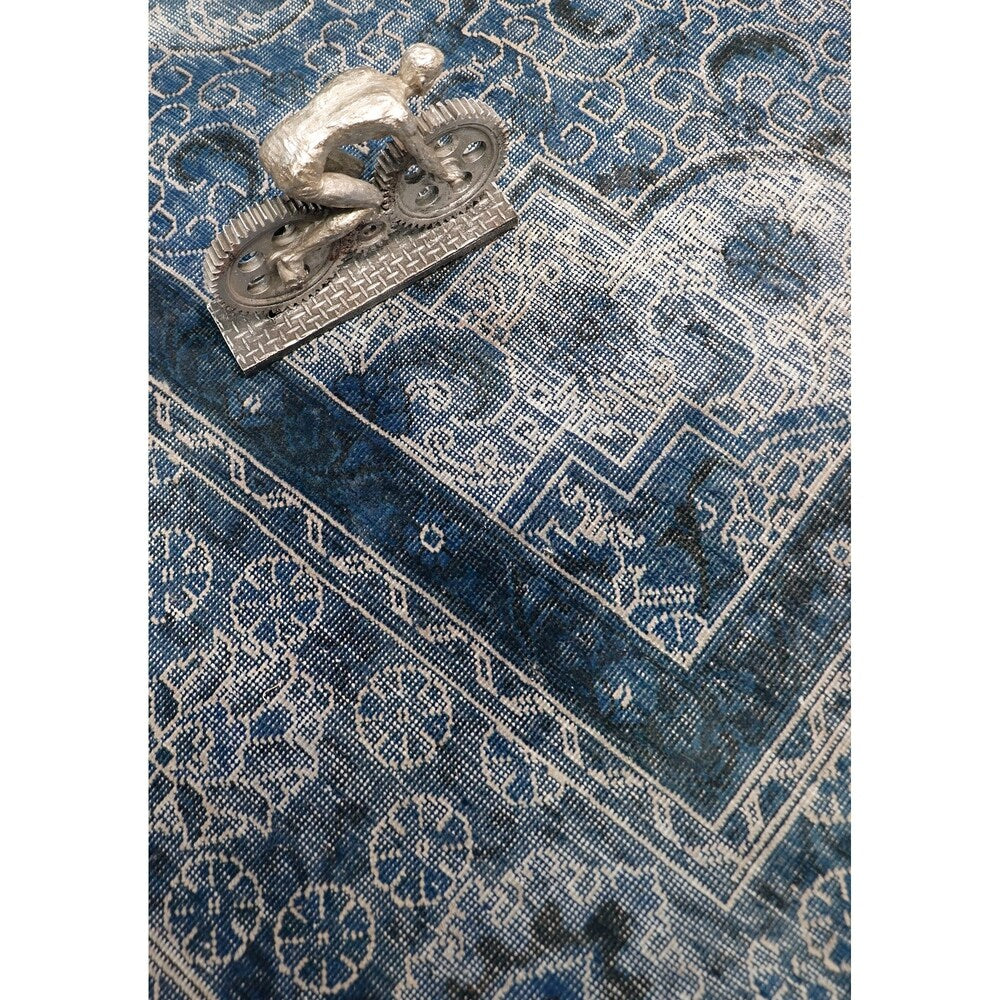 Pasargad Home Overdyes Collection Hand-Knotted Wool Area Rug - 10' x 14'