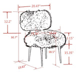 Pasargad Home Sorrento Modern Accent Chair