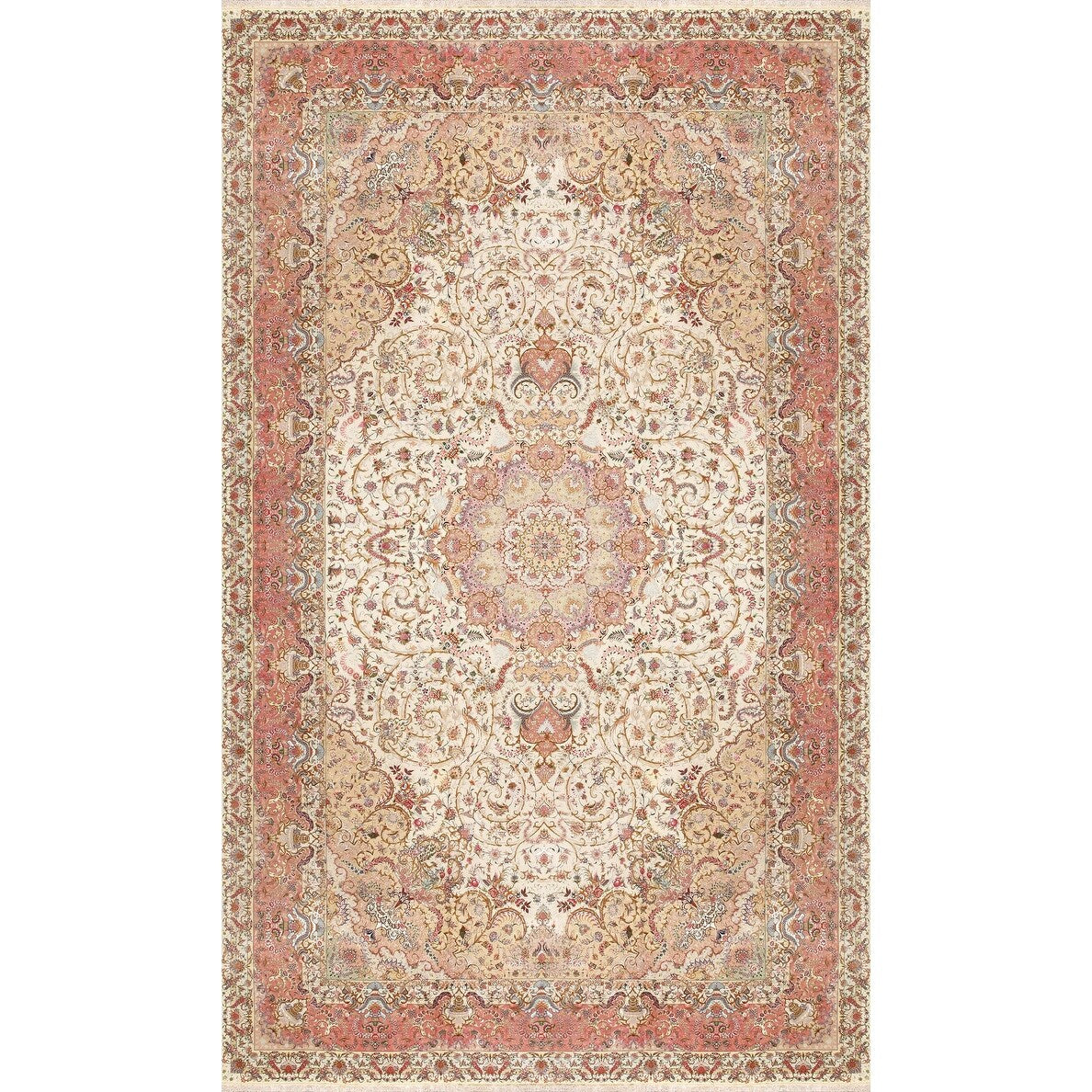 Pasargad Home Tabriz Hand-Knotted Silk & Wool Area Rug - 16' 3" x 27' 2"
