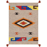 Pasargad Home Tuscany Reversible Wool Mocha Area Rug - 2' 2'' X 3' 1''