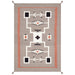 Pasargad Home Tuscany Reversible Wool Mocha Area Rug - 4' 1'' X 5'11''