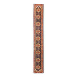 Pasargad Navy Blue Hand Knotted Serapi Runner - 2'07'' x 20'