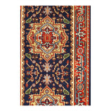 Pasargad Navy Blue Hand Knotted Serapi Runner - 2'07'' x 20'