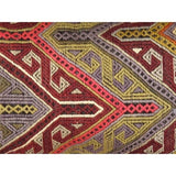Pasargad Vintage Turkish Kilim Lumber Pillow (16" X 24")