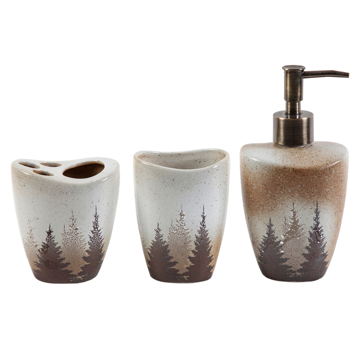 Paseo Road by HiEnd Accents Clearwater Pines Countertop Bathroom Set, 3PC