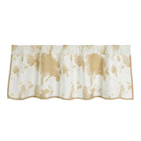 Paseo Road by HiEnd Accents Elsa Cowhide Reversible Quilted Valance, 18"x56"
