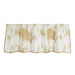 Paseo Road by HiEnd Accents Elsa Cowhide Reversible Quilted Valance, 18"x56"