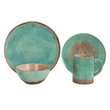 Paseo Road by HiEnd Accents Patina Ceramic Dinnerware Set, 16PC