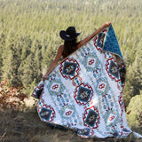 Paseo Road Spirit Valley Southwestern Bedding Aztec 3 Piece Quilt Set