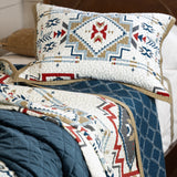 Paseo Road Spirit Valley Southwestern Bedding Aztec 3 Piece Quilt Set