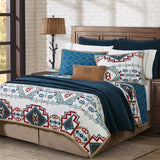 Paseo Road Spirit Valley Southwestern Bedding Aztec 3 Piece Quilt Set