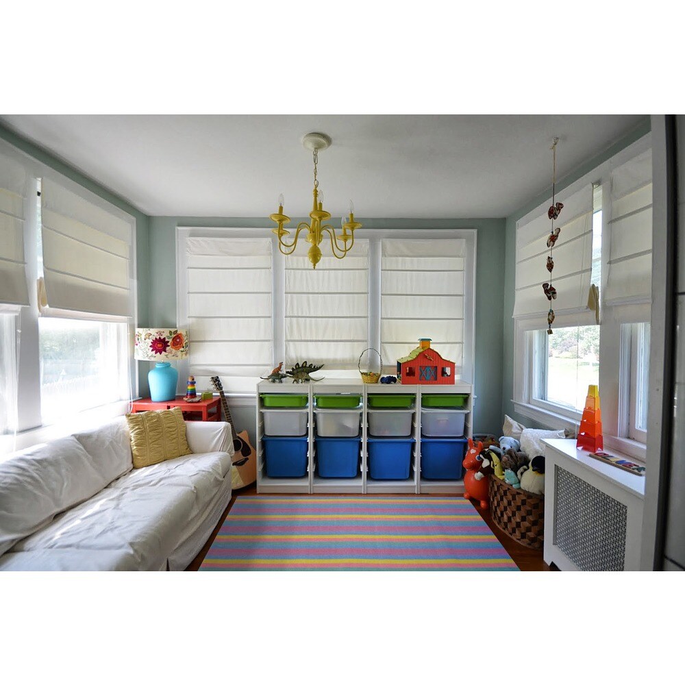 Pastel Stripe Accent Rug - 3'3" x 4'10"