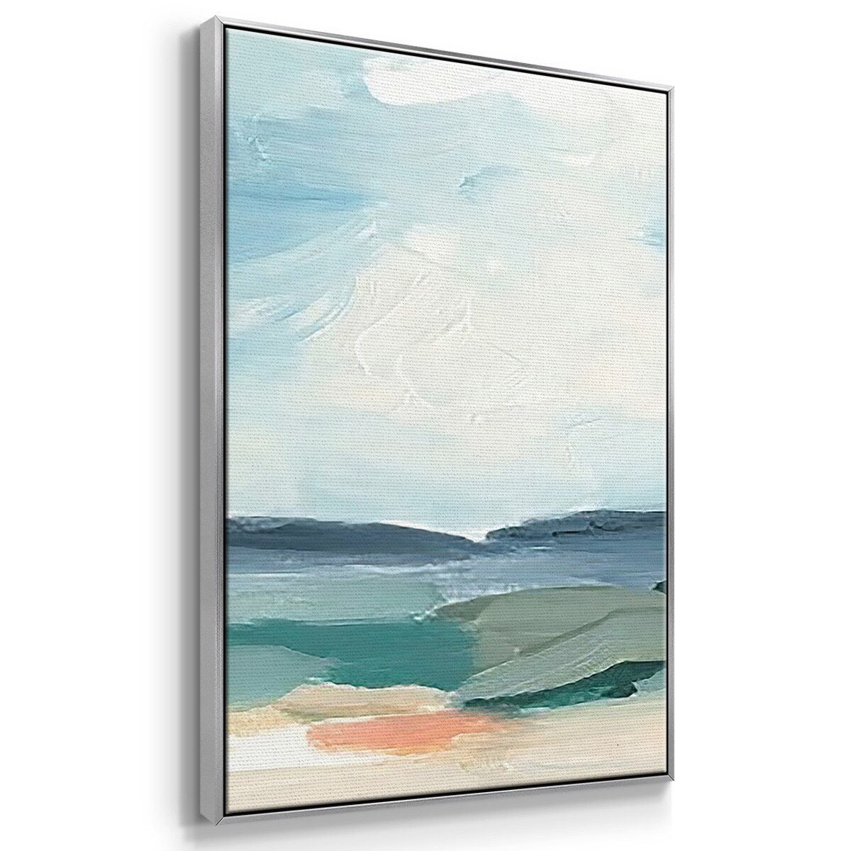 Pastel Vista II - Multi Piece Framed Canvas
