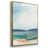 Pastel Vista II - Multi Piece Framed Canvas