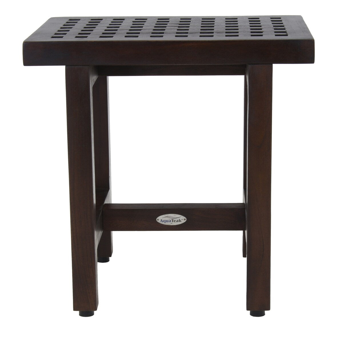 Patented Grate Lotus Teak Shower Bench